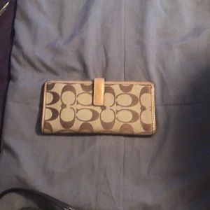 Coach make up bag and wallet